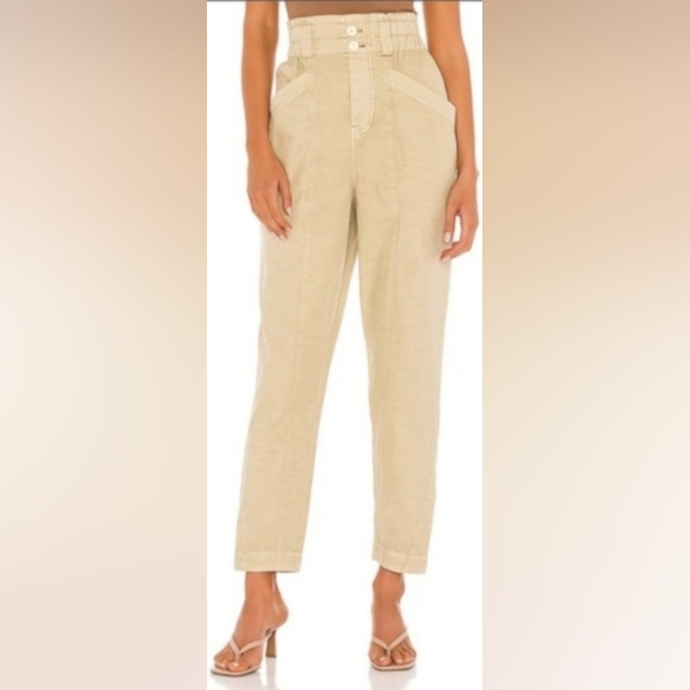 Free People Ready to Run Cinch Waist Pants Size XSmall